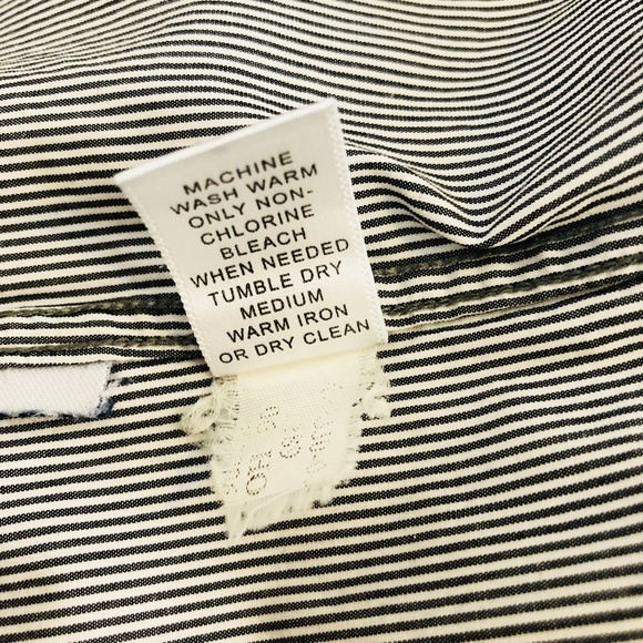 Banana Republic Italian Fitted Dress Shirt S 14.5 - Picture 7 of 7